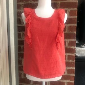 J.Crew Factory Coral Top